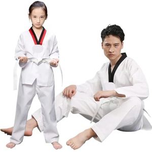 Judo Suits Kostuums Kleding Wit Taekwondo Uniformen Karate Dobok Kleding Volwassen Unisex Lange Mouw Gi Uniform Voor Training