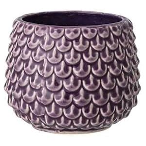 Nordring Pino Vintage plantenpot voor vetplanten, vintage plantenpot Pino S (9,5 cm diameter), purour, keramiek