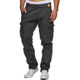 INDICODE JEANS Broek ' William '  antraciet