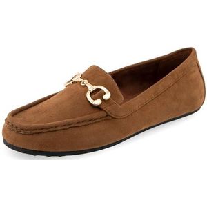 Aerosoles Dallas slippers voor dames, Tobacco imitatie suède, 44 EU Breed