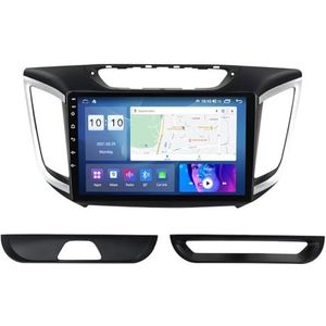 9 inch touch screen multimedia speler bluetooth autoradio voor Hyundai IX25 2015-2019 Android 12.0 Car Stereo gebouwd carautoplay ondersteuning stuurwielbediening wifi 4g gps navigatie (Size : 4+WIFI