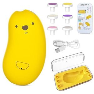 Baby Nagelpolijstmachines, Baby Nail Grinder Veilig Draagbaar voor Thuis (Geel)