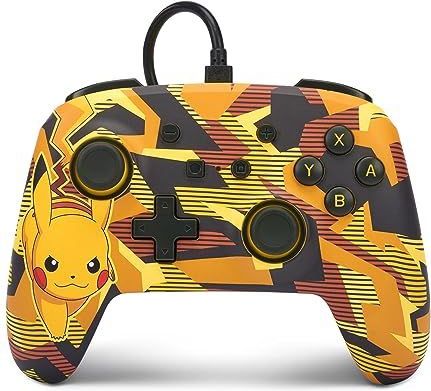 PowerA - Camo Storm Pikachu - Bedrade Controller - Veelkleurig