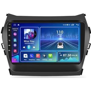 Android autoradio voor Hyundai Ix45 Santa Fe 2013-2017, 9 inch touchscreen autoradio Autoaccessoires met GPS Bluetooth FM RDS HiFi WiFi(F1 1+32G)