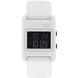 adidas White Fabric Strap Watch (Model: AOST230642I)