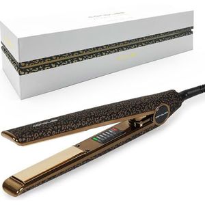 Corioliss C1 - Stijltang, Titanium Technologie (Gold Leopard)