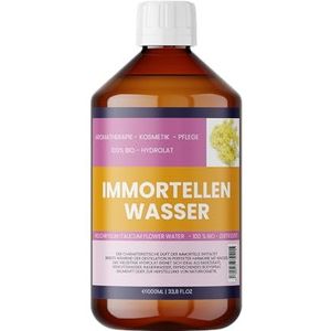 Nakobe Immortelle Hydrolaat Bio - 1000 ml - Helichrysum italicum flower Water - 100% natuurzuiver - huidverzorging