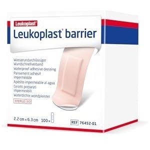 Leukoplast - Barrière - Waterdichte Pleisters - 6.3x2.2 cm - Pack van 100