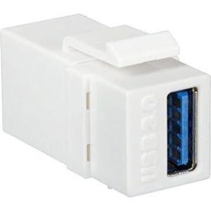 Faconet® Keystone Module USB 3.0 bus > bus connector voor keystone panelen of dozen met kliksysteem (5 stuks)