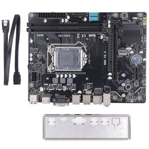 B8H Computermoederbord, LGA1150 Dubbel DDR3 16GB Gaming-moederbord voor Intel Core 4e 5e, HDMI, 2 USB3.0, 2 SATA3.0, 1 X PCIEx16, 1 X PCIEx1, Gigabit LAN-kaart