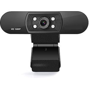 Streaming webcam, Webcam 1080P, HDWebcamera met ingebouwde HD-microfoon 1920 x 1080p USB Plug-'n-play webcam, breedbeeldvideo(H800)
