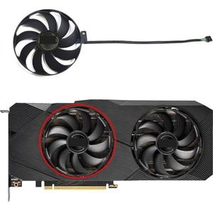 90MM 4PIN T129215SU DUAL RTX 2060S EVO GPU-ventilator, voor ASUS DUAL-RTX 2080S 2080 2070S 2070 grafische kaartkoelventilator(Fan-A)