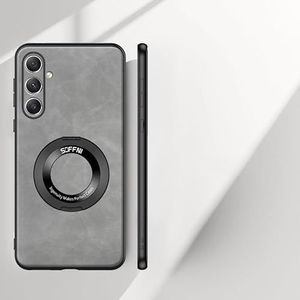 Mobiel hoesje Compatibel met Samsung Galaxy A35 hoesje met magnetische 360° standaard hoes, multifunctionele hoes Hoogwaardig leer schokbestendig TPU beschermend hoesje Compatible with zwaar gebruik B