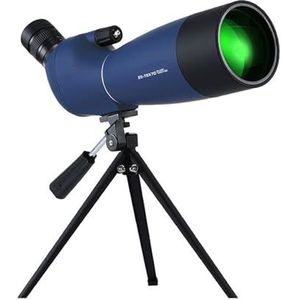 25-75x70 Telescoop Spotting Scope Zoom Monoculaire BAK4 Prisma Telescoop Met Statief For Doelschieten Vogels Kijken Waterdicht Draagbaar en handig (Color : 25-75x70 Blue C)