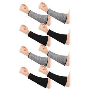 Pesfehhy 4 Paar Snijbestendige Mouwen, Armbeschermingsmouwen, Niveau 5 Bescherming, Veiligheidsbeschermmouwen voor en Dames