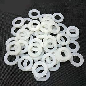 Stervormige tandborgringen, 100 stuks witte platte nylon ringen M2 M2.5 M3 M5 M6 M8, corrosiebestendig en duurzaam(M3)