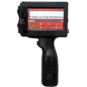 Draagbare inkjetprinter 25 Talen Slimme Printer, Nummer Logo Label Plastic Doos Handheld Handheld Thermische Inkjet Printer(Printer 1black ink)