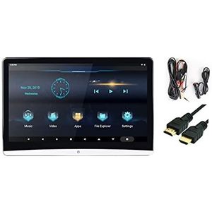 Draagbare dvd-speler voor videospelers op hoofdsteunen in auto's 11.6 Inch Auto Hoofdsteun Monitor 1080P Video In Oortelefoon HDMI IN Touchscreen WIFI/Bluetooth/USB/SD//FM MP5 Videospeler met HD-roter