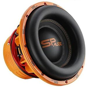 1 SUBWOOFER SP AUDIO SP-12CXXX SP12CXXX 30.00 cm 300 mm 12"" diameter dubbele spreekspoel dual voice coil 2 + 2 ohm 2800 watt rms 5600 watt max auto, 1 stuk
