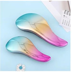 Antistatische niet-geknoopte haarwassing Massagekam Anti-knoop haarkam Verminder haaruitval Ontwarrende borstel Hoofdhuidmassagekam(L)