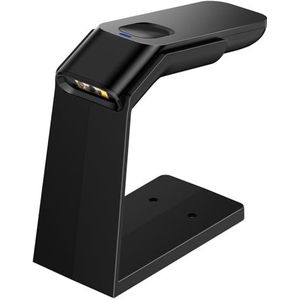 Draagbare documentscanner, 1D/2D QR draadloze barcodescanner met standaard, automatisch scannen beschikbaar, 1800mA*H oplaadbare batterij voor desktop/laptop, reisvriendelijke scanner