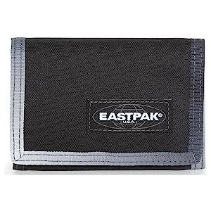 Eastpak Crew Enkele portemonnee, 13 cm, Kontrast Grade Grijs (zwart), Kontrast Grade Grijs, 9.5 x 13.5, Klassiek
