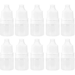 100 STKS 2 Ml Lege Plastic Druppelaar, PE Druppelflesje, Knijpbare Hervulbare Fles, Hervulbare Containers voor Oogdruppel Vloeistof
