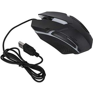 MS11 bedrade muis 1600 DPI bedrade game-muis met achtergrondverlichting, USB-muis, ergonomische gamingnotebook, kantoor, gamer, muizen, 4 knoppen+1 wiel voor notebook, pc, laptop, computer