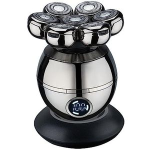 Hoofdscheerapparaat voor mannen, 5-in-1 waterdicht met LCD-scherm kale scheerapparaten voor mannen, nat en droog elektrisch scheerapparaat voor mannen, 7DUSB oplaadbare elektrische scheerapparaten