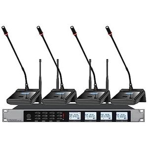 Complete podcastkit, Draadloos microfoonsysteem Headsetmicrofoon Condensatormicrofoon Geschikt for kerkpodiummicrofoon(Conference)