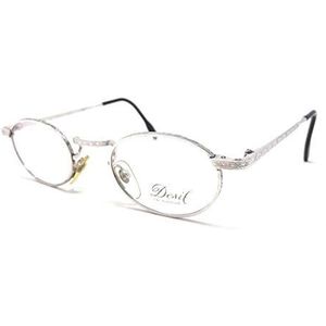 Desil Ranger R-5 sportbril voor dames, verguld, ovaal, vintage-zilver