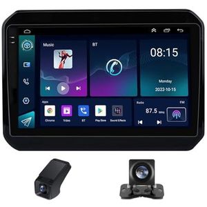 Android autoradio 2 Din geldt voor Suzuki Ignis 2016-2020 met Draadloze Carplay Android Auto GPS Navi WiFi 9 inch met Bluetooth FM/RDS+ Achteruitrijcamera/Stuurwielbediening(C20Plus)