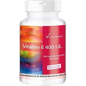 Vitamine E 400 I.E. - hoge dosering - bulkverpakking - 180 softgels | Vitamintrend®