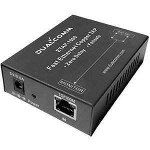 Dualcomm ETAP-1000 Zero-Delay Fast Ethernet Network TAP