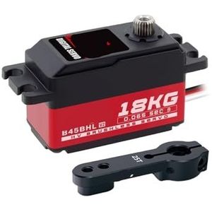 SOEWGAIJI Snelle B45BHL V2 18KG Borstelloze Digitale Programmeerbare Lage Profiel Afstandsbediening Servo voor 1/10 (B45BHL V2 set1)