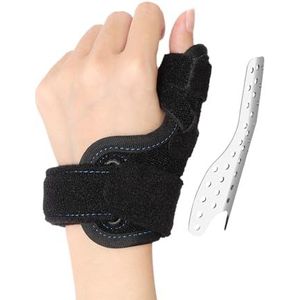 YiYame Duim brace rechts en links, duimspalk, duimorthese, verstelbare duimsteun, orthese duim voor artritis, dequervain-tendinitis, verstuiking, chronische pijn, S/M