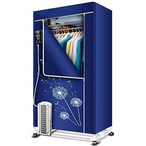 QCLUEU 1500 W opvouwbare elektrische wasdroger, 2/3-laags elektrisch verwarmd droogrek voor kleding, kleine huishoudelijke droger met stofdicht stoffen gordijn, energiezuinig (Color : 3-tier/66in)