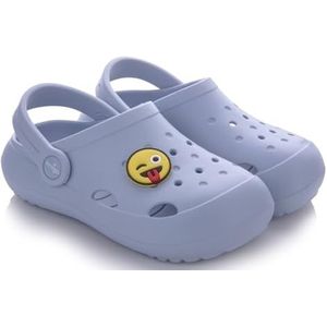 LEMIGO Lichte kinderklompen Eva met pin jongens en meisjes tuinschoenen badslippers pantoffels G. 23-36 EU, 880 Lemigoose, blauw, 23/24 EU