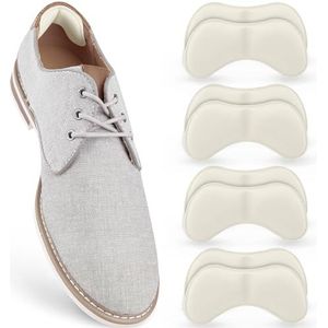 SULPO 4 Paar Hielkussens - Hielkussentjes - Zelfklevende Hielbeschermers - Anti-blaren schoenkussentjes - Schoenpads