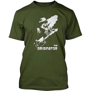 Bo Diddley T-shirt, Mens, XX Large, Olive Green Green 3XL