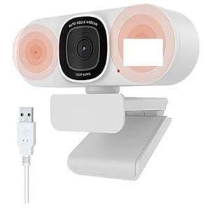 V15-AF 75° groothoek webcam 2K Full HD 30fps met microfoon USB videoconferentie vergadering for laptop computer Mac PC