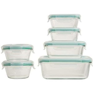 OXO Good Grips 16 Piece Smart Seal Leakproof Glass Food Storage Container Set