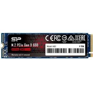 Silicon Power Pcie M.2 Nvme Ssd M.2 1Tb Gen3X4 R/W Tot 3.400/3.000 Mb/S Interne Ssd