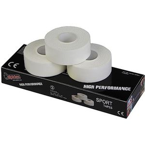 ALPIDEX 3 Stuk Sport Tape Set 2,5 cm x 10 m Zinc Oxid Tape Vingertape