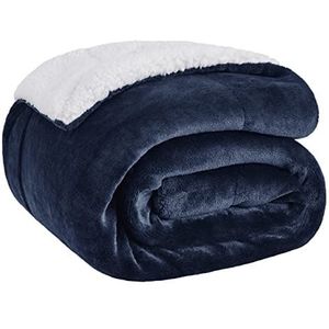 Bedsure - Sherpa Deken - Grijs - Fleece Microvezel - 150x200cm