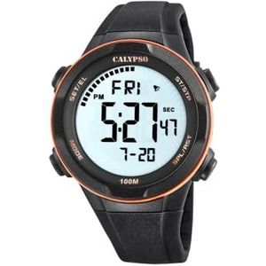 Calypso Watches K5780/6 Digitaal herenhorloge, kwarts, met kunststof armband, Armband: