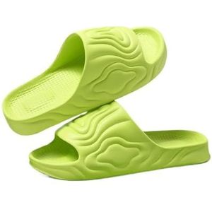 Slippers, Unisex Zomer Zachte - Onderkant Pantoffels for Binnen & Buiten Thuisgebruik,voor dames en heren(Green,45 EU)