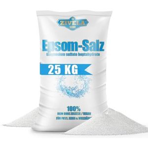 Epsom Badzout Magnesiumsulfaat 25 kg - Farmaceutische Kwaliteit | 100% Zuiver Natuurlijk