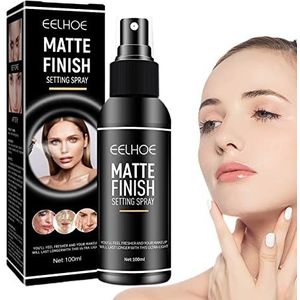 Instelspray,Matte Finish Make-up Spray Setting Mist | Makeup Setting Spray, hydrateert je huid voor een heldere, verfrissende look Holexty