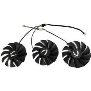 3 stuks/set GPU VGA-koeler, 85 mm CF9015H12S, grafische videokaartventilator, voor ZOTAC voor GeForce RTX 3070 3080 Ti 3090 AMP Holo(Type B CF9015H12S)